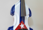 KK Baby Bass Traditional custom Cuban flag – electric upright bass