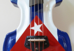 KK Baby Bass Traditional custom Cuban flag body – electric upright bass