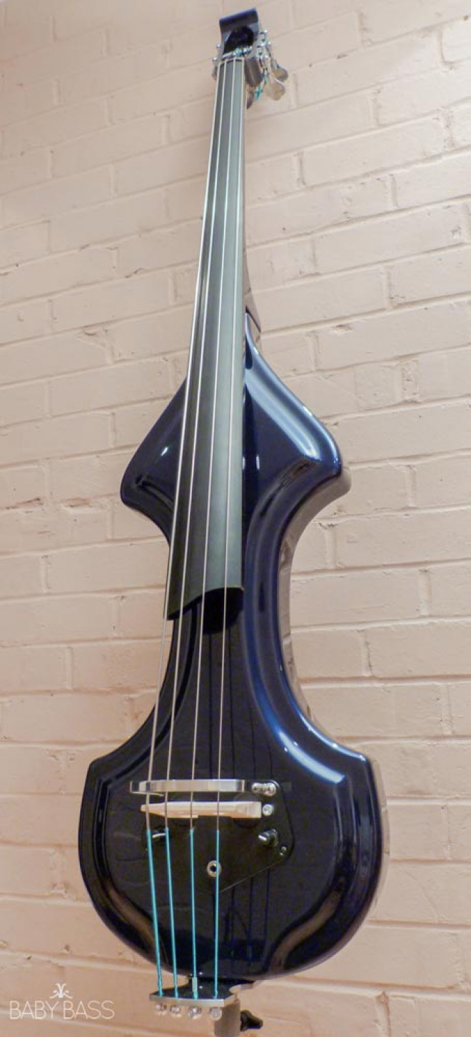 KK Baby Bass – Electric Upright Bass KB1 – Side – Blue