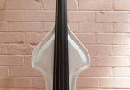 KK Baby Bass KB Vintage electric upright bass front white
