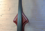 KK Baby Bass model KB1 solid Vino Tinto front – electric upright bass