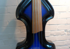 KK Baby Bass model KB Vintage blue burst body – electric upright bass