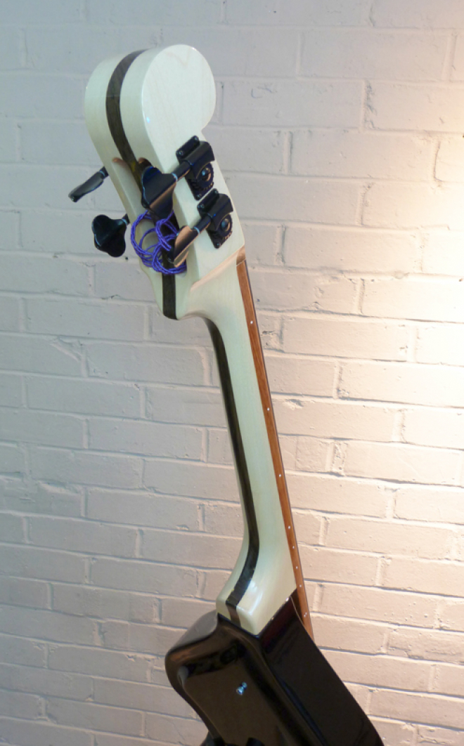 KK Baby Bass model KB Vintage laminated maple neck– electric upright bass