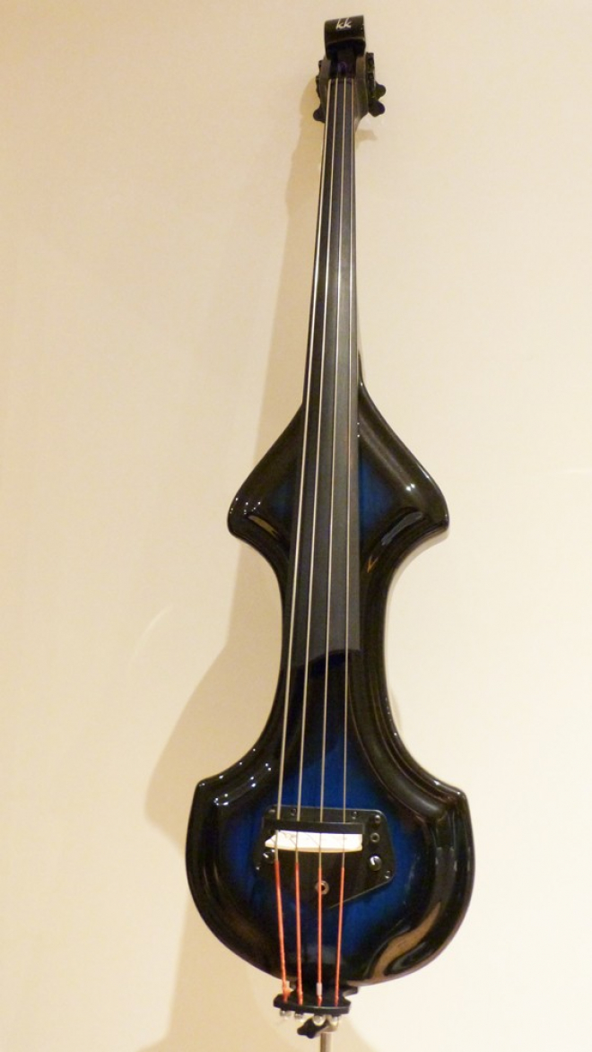 KK Baby Bass model KB1 blue burst to black – electric upright bass
