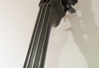 KK Baby Bass model KB1 head scroll – electric upright bass